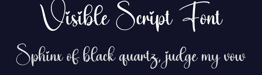 Visible Script Font by creativeletter — Script Handwritten Font — thumbnail 2