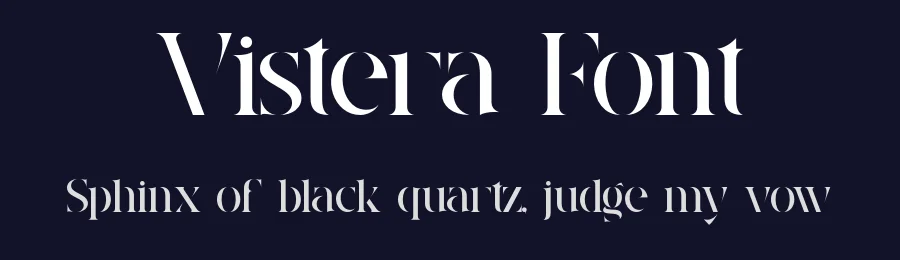 Vistera Font by SlideShoot — Serif Font — thumbnail 2