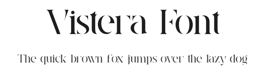 Vistera Font by SlideShoot — Serif Font