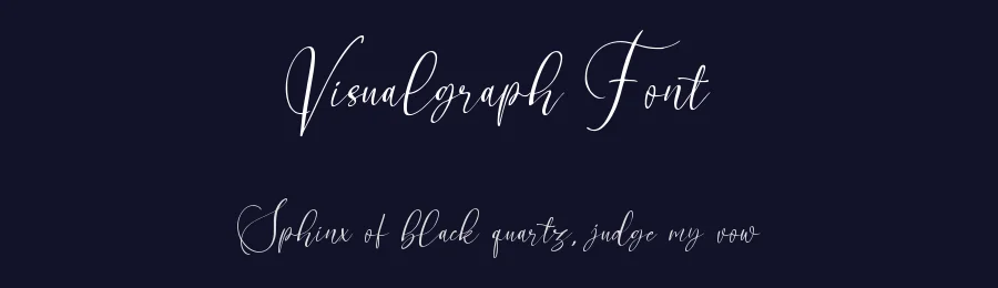 Visualgraph Font by qwrtype — Script Handwritten Font — thumbnail 2