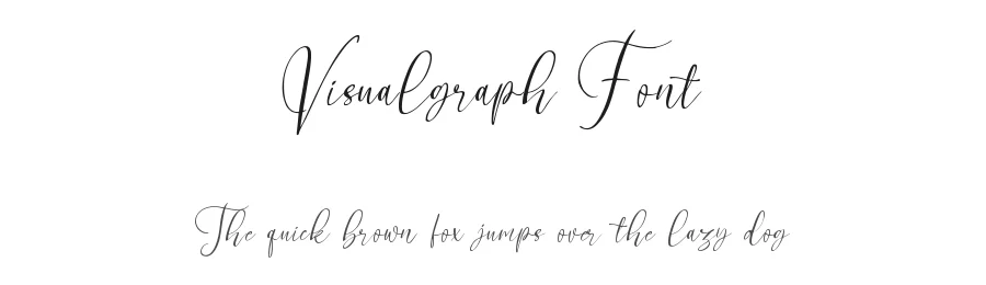 Visualgraph Font by qwrtype — Script Handwritten Font