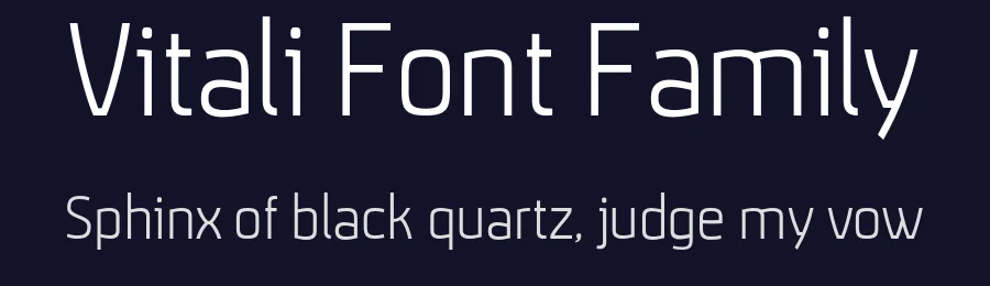 Vitali Font Family by Typeface — Sans Serif Font — thumbnail 2