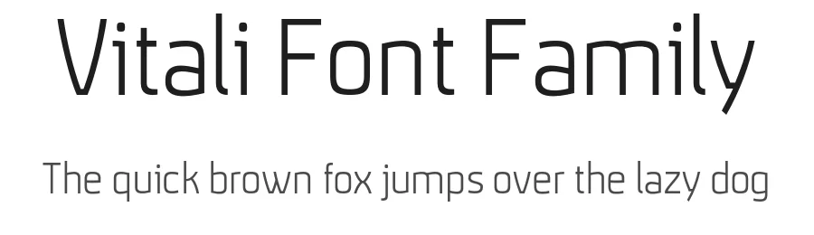Vitali Font Family by Typeface — Sans Serif Font