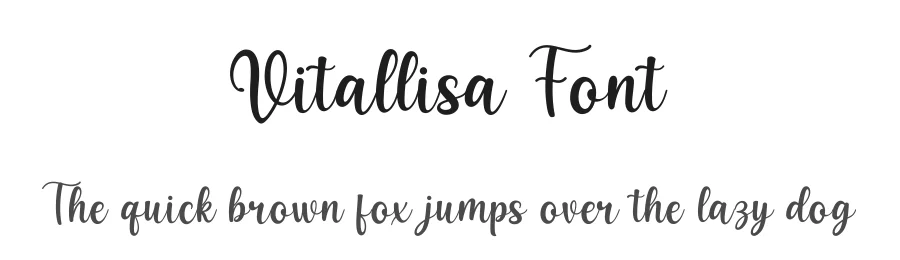 Vitallisa Font by Basnistudio — Script Handwritten Font