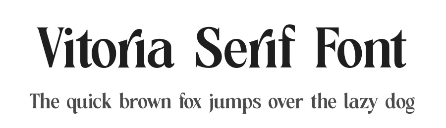 Vitoria Serif Font by timelesstype.co — Serif Font