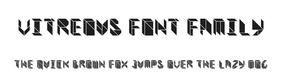 Vitreous Font Family by elliotth44 — Display Font