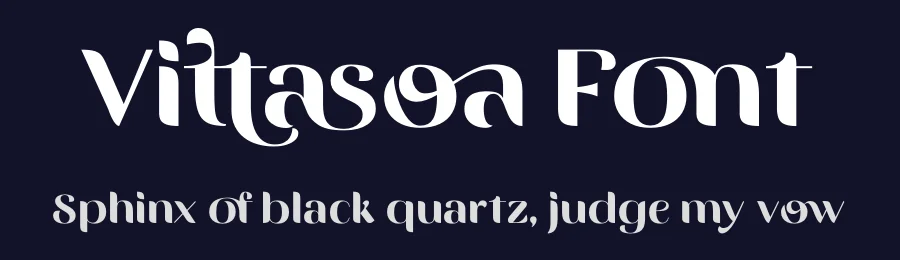 Vittasoa Font by Almarkhatype — Display Font — thumbnail 2