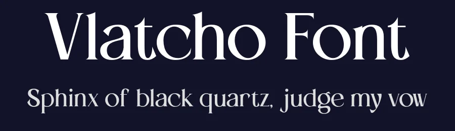 Vlatcho Font by Qweera Studio — Serif Font — thumbnail 2