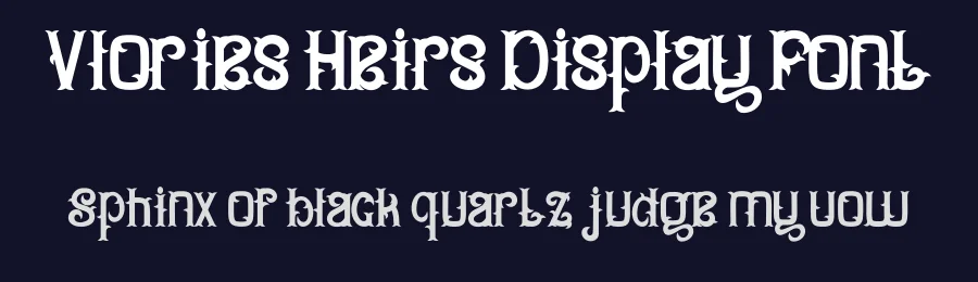 Vlories Heirs Display Font by Dhabee — Decorative Font — thumbnail 2