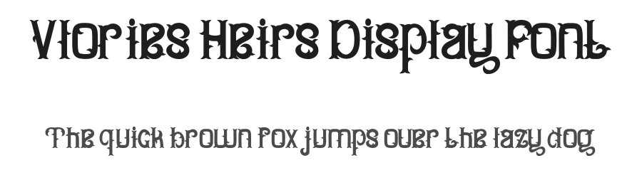 Vlories Heirs Display Font by Dhabee — Decorative Font