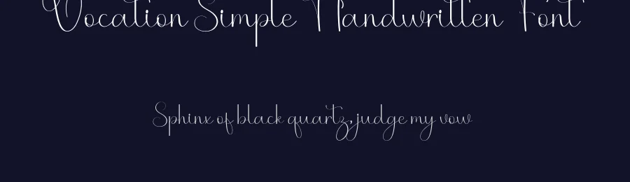 Vocation Simple Handwritten Font by freshtypeink — Script Handwritten Font — thumbnail 2