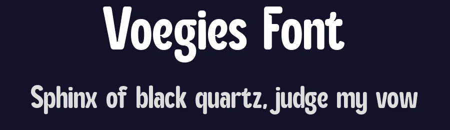 Voegies Font by glyphminds.studios — Sans Serif Font — thumbnail 2