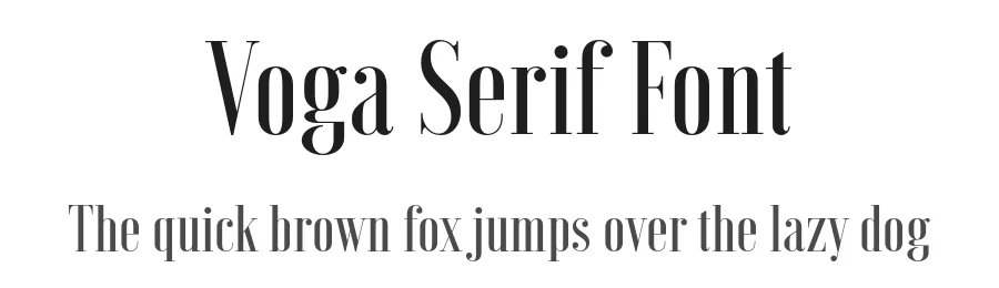 Voga Serif Font by Charles Daoud — Serif Font