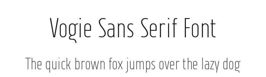 Vogie Sans Serif Font by 38.lineart — Sans Serif Font