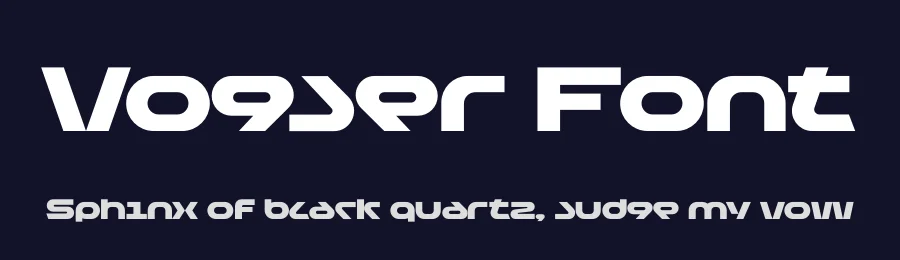 Vogjer Font by limitype — Display Font — thumbnail 2