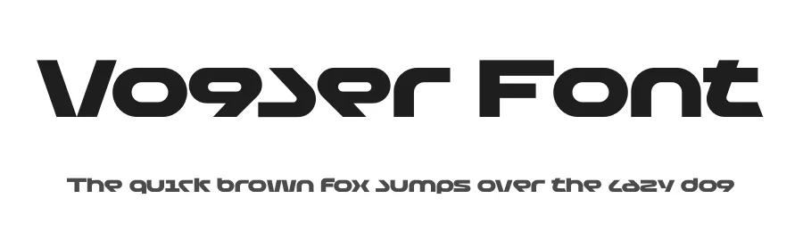 Vogjer Font by limitype — Display Font