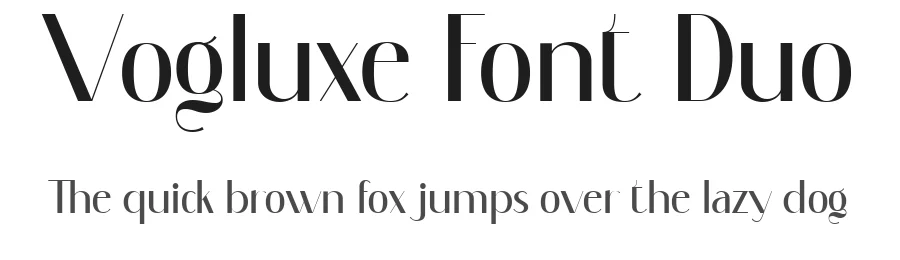 Vogluxe Font Duo by glyphminds.studios — Sans Serif Font