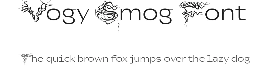 Vogy Smog Font by Swiss Typefaces — Sans Serif Font