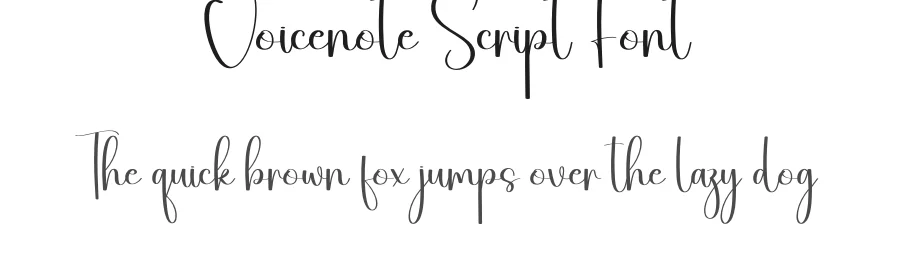 Voicenote Script Font by creativeletter — Script Handwritten Font