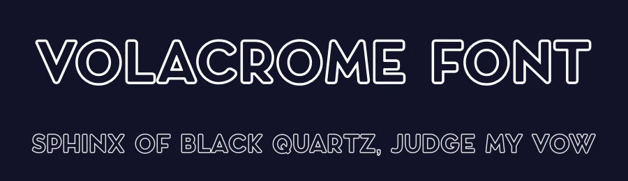 Volacrome Font by UICreative — Display Font — thumbnail 2