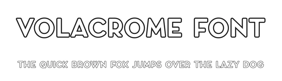 Volacrome Font by UICreative — Display Font