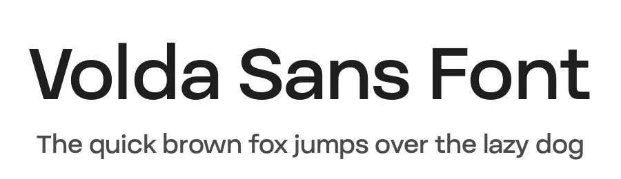 Volda Sans Font by YUKITA CREATIVE — Sans Serif Font