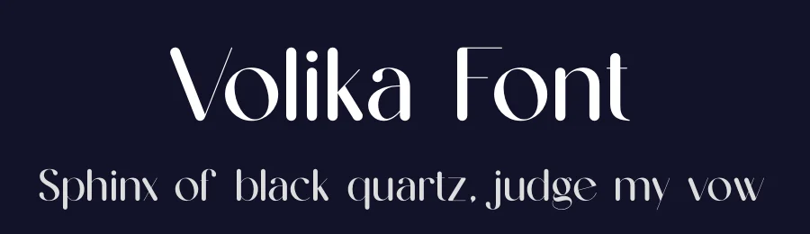 Volika Font by SlideShoot — Display Font — thumbnail 2