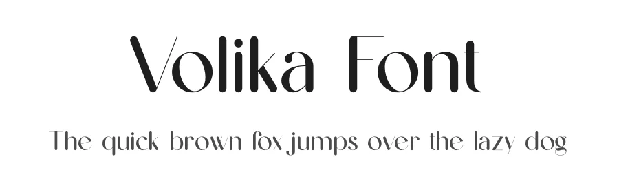 Volika Font by SlideShoot — Display Font