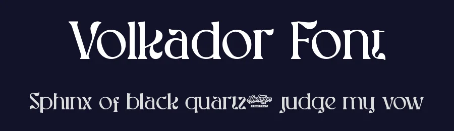 Volkador Font by noahtype — Display Font — thumbnail 2