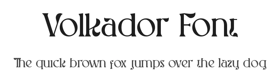 Volkador Font by noahtype — Display Font