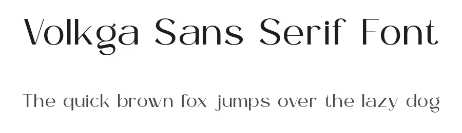 Volkga Sans Serif Font by pandekastudio — Serif Font