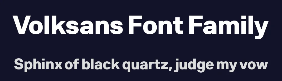 Volksans﻿ Font Family by Radmir Volk — Sans Serif Font — thumbnail 2