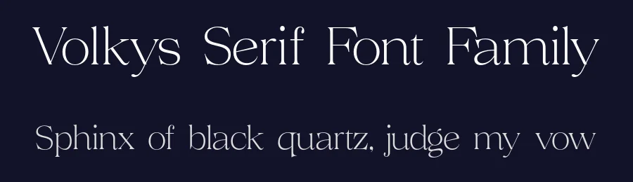 Volkys Serif Font Family by Propertype — Serif Font — thumbnail 2