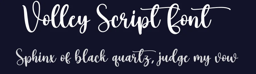 Volley Script Font by creativeletter — Script Handwritten Font — thumbnail 2