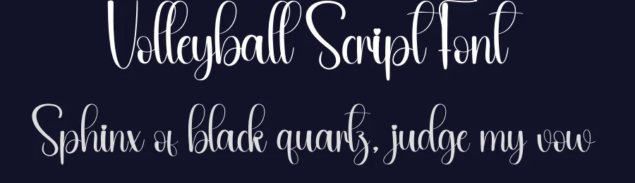 Volleyball Script Font by andikastudio — Script Handwritten Font — thumbnail 2