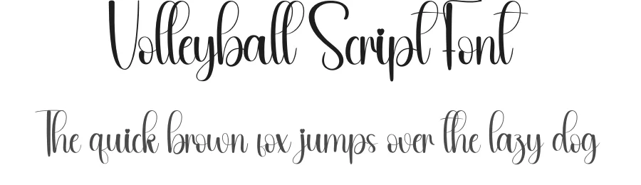 Volleyball Script Font by andikastudio — Script Handwritten Font
