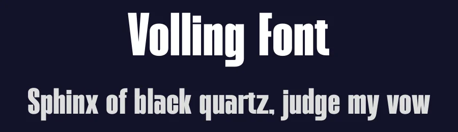 Volling Font by TypeLogue — Sans Serif Font — thumbnail 2
