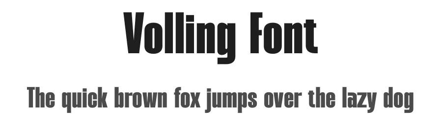 Volling Font by TypeLogue — Sans Serif Font