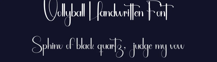 Vollyball Handwritten Font by inermediaSTUDIO — Script Handwritten Font — thumbnail 2