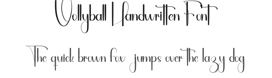 Vollyball Handwritten Font by inermediaSTUDIO — Script Handwritten Font