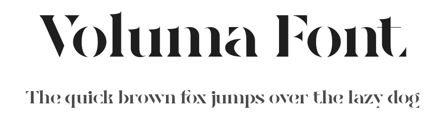 Voluma Font by Pekotype — Display Font