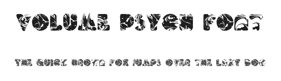 Volume Psych Font by Escaphandro — Display Font