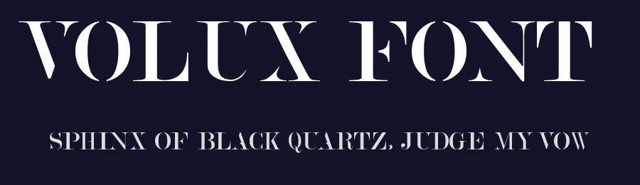 Volux Font by Vroz Studio — Display Font — thumbnail 2