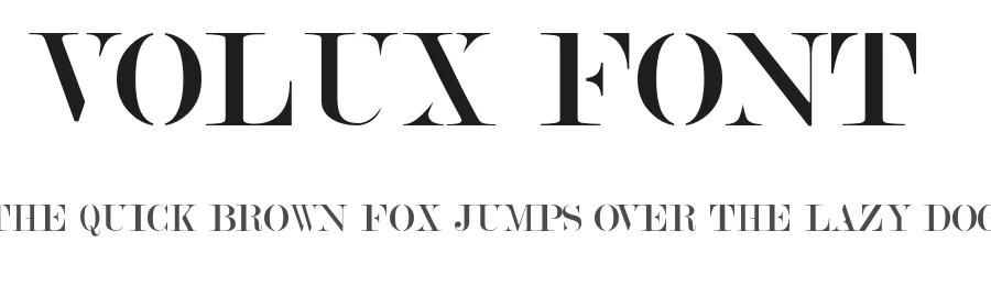 Volux Font by Vroz Studio — Display Font