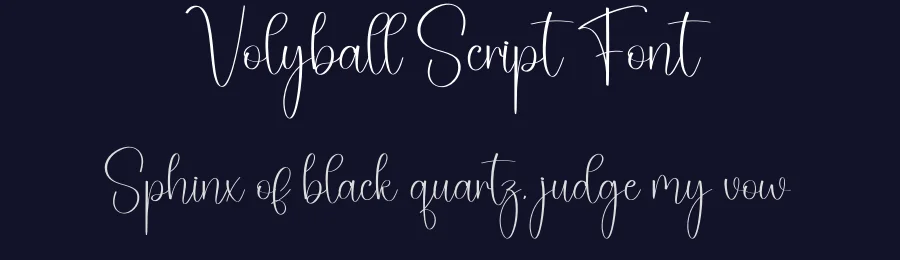 Volyball Script Font by creativeletter — Script Handwritten Font — thumbnail 2