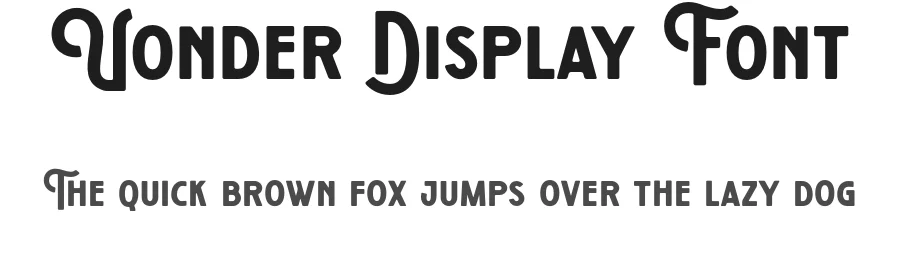 Vonder Display Font by zarmatype — Decorative Font