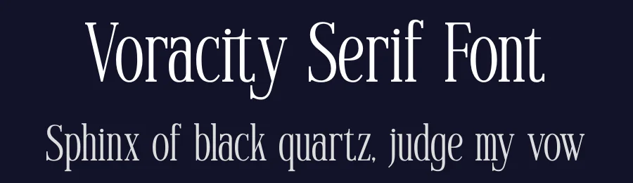 Voracity Serif Font by BRAINWAVES STUDIO — Display Font — thumbnail 2