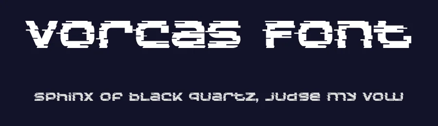Vorcas Font by Rantautype — Display Font — thumbnail 2