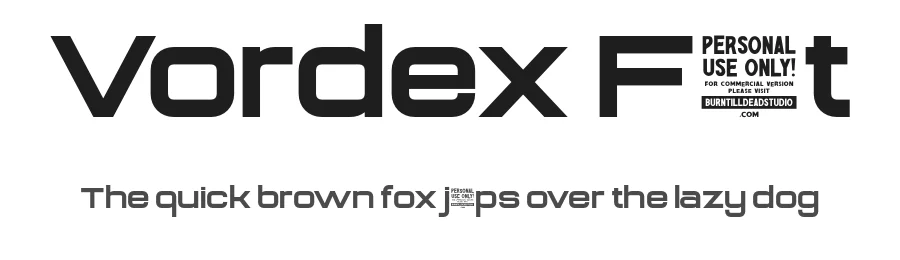 Vordex Font by burntilldead — Display Font