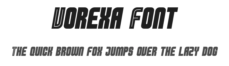 Vorexa Font by Flawless And Co — Display Font